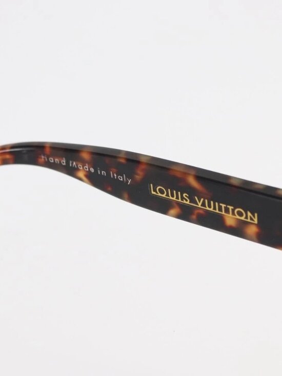 LOUIS VUITTON Supson Oversized Sunglasses plastic Brown LV Auth BA9323 main image 14